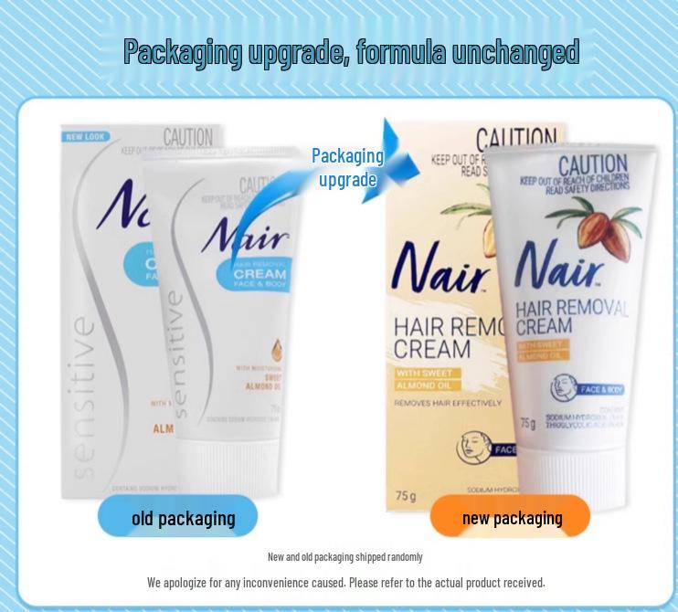 Крем для депиляции Nair для женщин, 75 г - Нежный депилятор для всего тела для всех типов кожи
