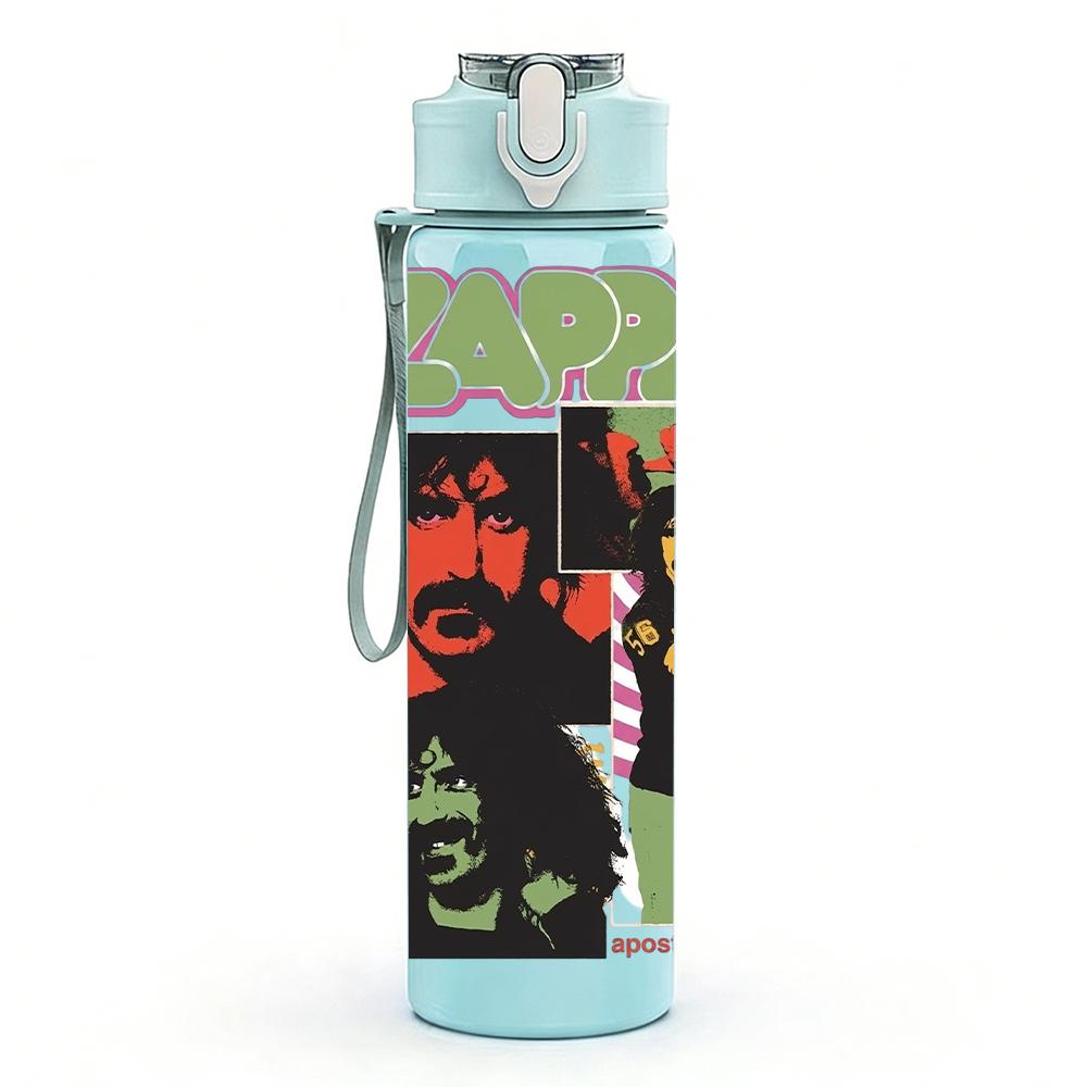 1PC Colorful Retro Street Graffiti Print 750ml Portable Sports Water Bottle Leakproof Travel Gym Drink Cup