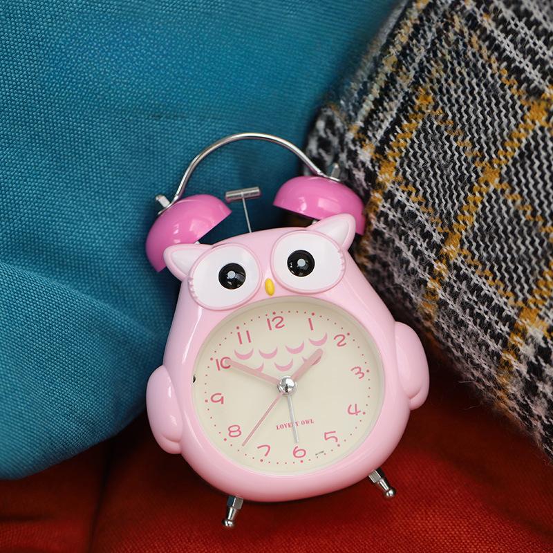 Big Ringtone Simple Creative Sleepy Alarm Clock Cartoon Children Student Using Luminous Simple Silent Bedside Alarm Clock