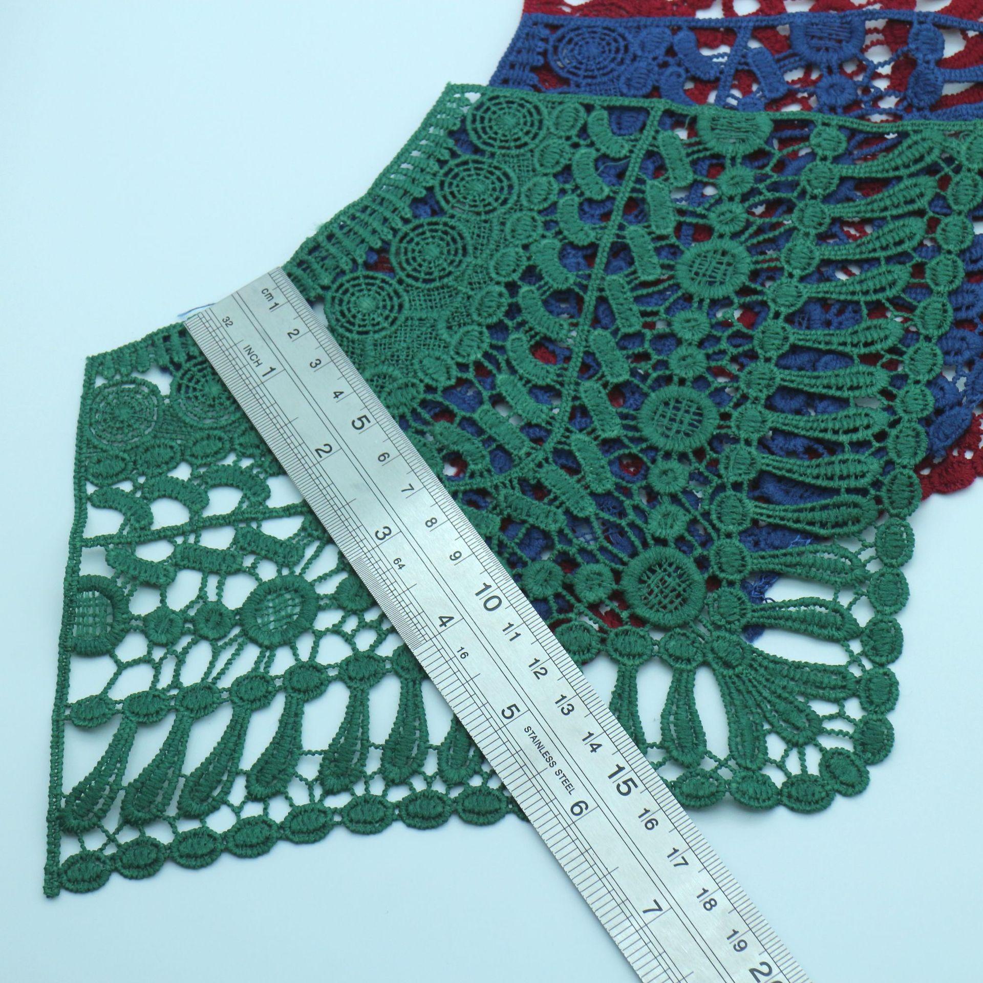 

Water Soluble Lace, Milk Silk Polyester Material, Collar, Collar, Corsage Embroidery 1104-2