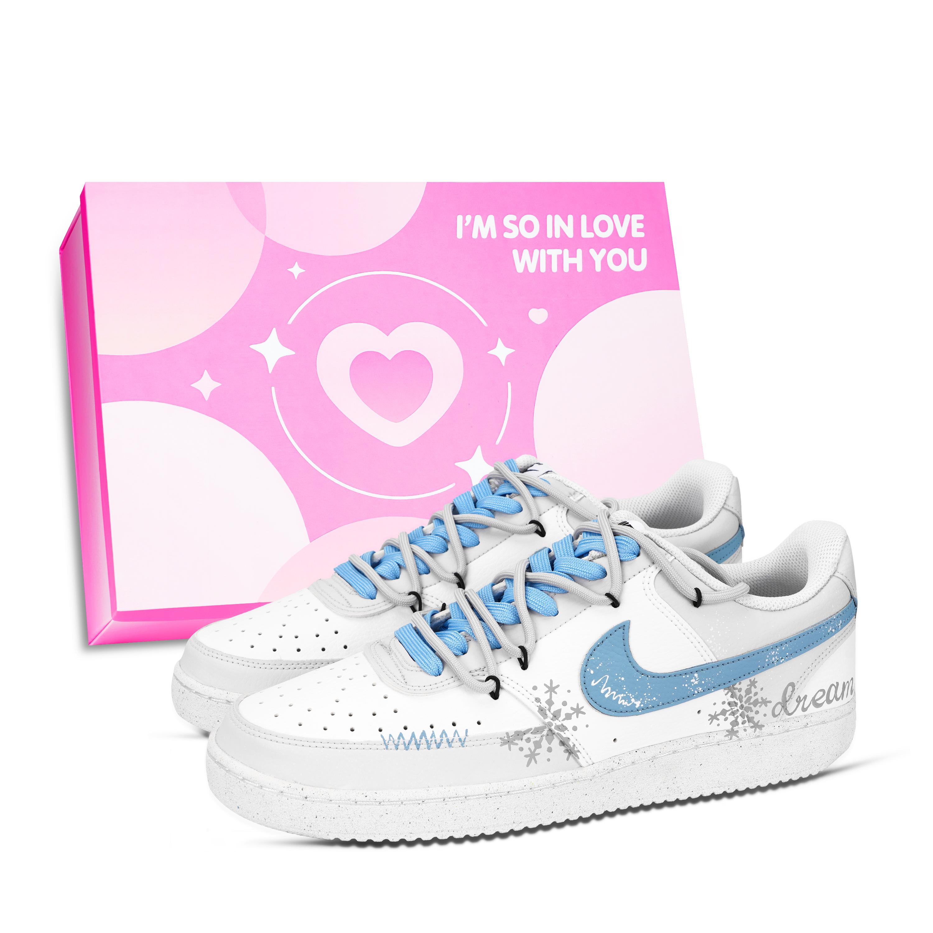 

Nike Court Vision 1 Dream Snowflake, Pink Box Abrasion Resistant Abrasion Resistant Low top Skateboard Shoes Unisex DH2987-101(team-971) 43