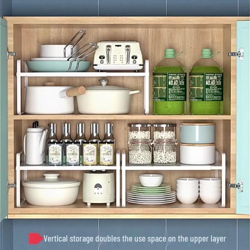 Telescopic Countertop Kitchen Storage Rack