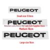 Peugeot Auto Logo Schwanz Label Aufkleber Englisch ABS Chrom Label Änderung