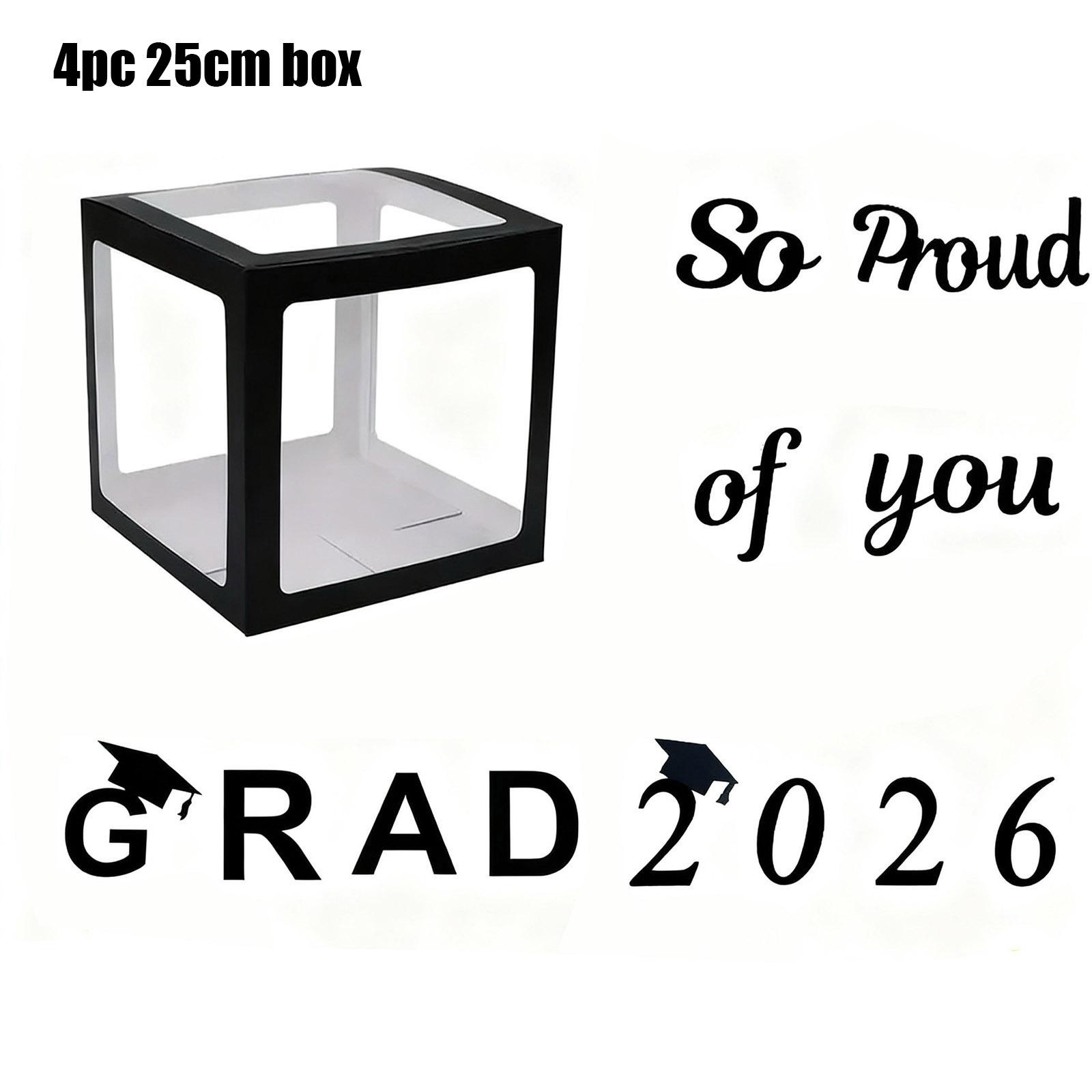 

Box - Black Version - Venue Decoration - Surprise Box - Graduation Party Gift Box
