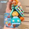 Genuine Crayon Shin-chan Kung Fu Keychain Backpack Pendant Anime Doll