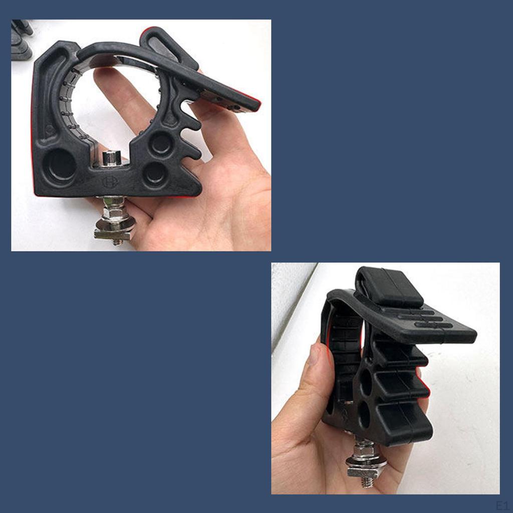2x Shovels Mount for Roof Rack Clamp Black Sturdy Quick Release Premium High Performance Heavy Duty