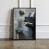 Poster Posters Paintings Woman Piano