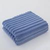 Candy strip fleece towel, enlarged thickened coconut milk strip, coral fleece bath towel, skin-friendly and water-absorbing quick-drying adult beach