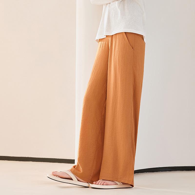 

Maternity Wide-Leg Casual Pants for Spring/Summer - Supportive, Lightweight, and Stylish Medium