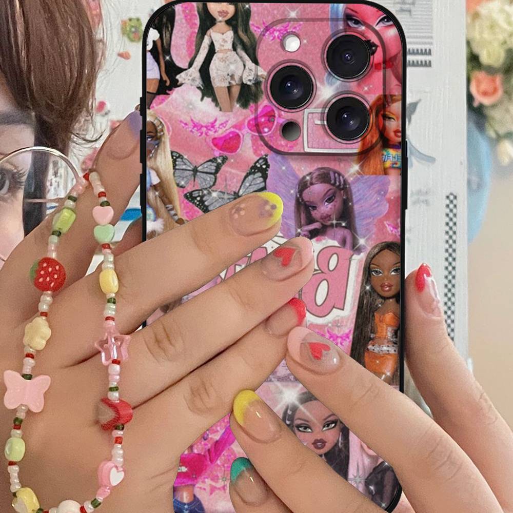 Lovely-DollS-B-BratzS Phone Case For IPhone 17 16 15 14 13 12 11 PRO MAX PLUS Mini TPU Soft To Skin-friendly Case