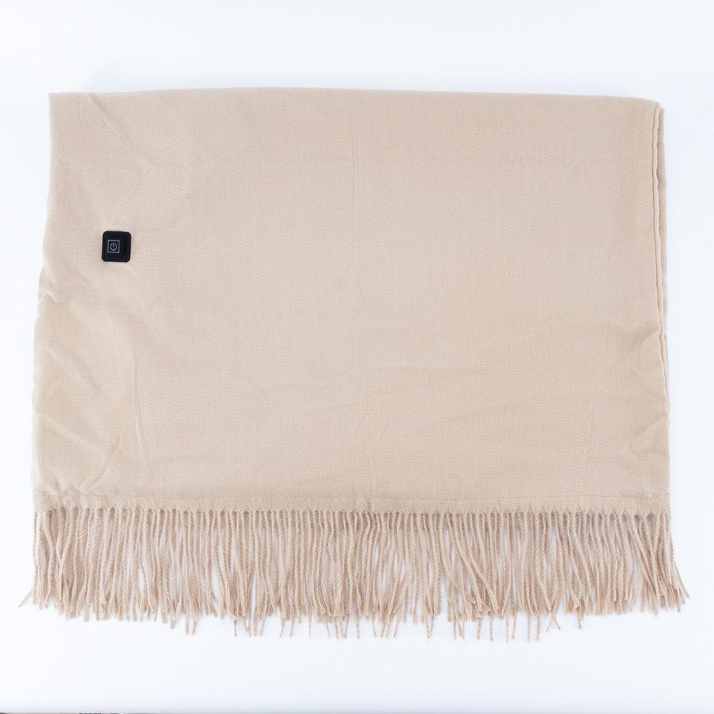 3 Heated Level USB Heating Shawl Portable Thermal Blankets Versatile Long Cape Style Shawl Indoor