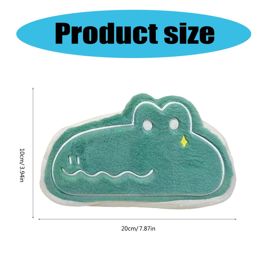 Plush Pencil Case Novelty Animal Pen Pouches Zippered Pencil Bag Large Capacity for Women Girl Student Office School