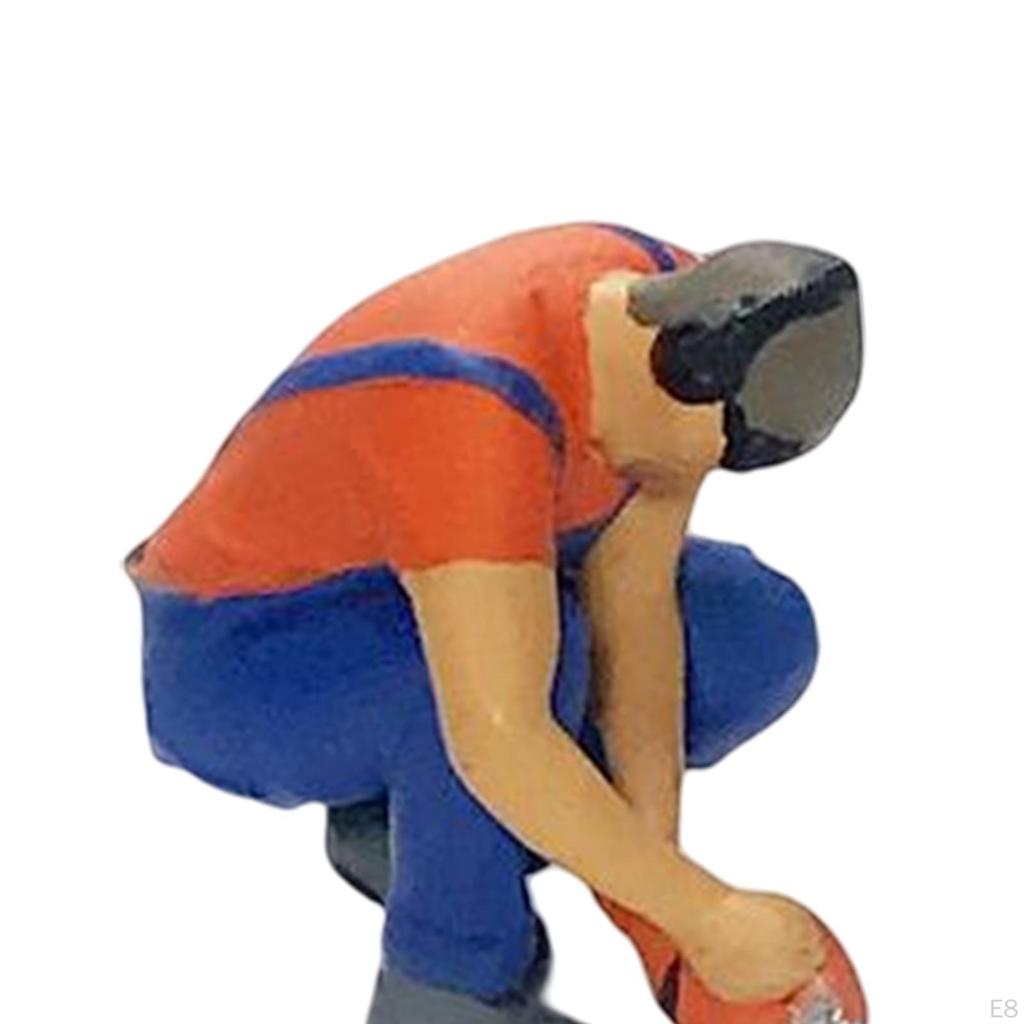 1/64 Figure Repairman Architecture Model Accessory Miniature Scenes Resin Doll Collections Micro