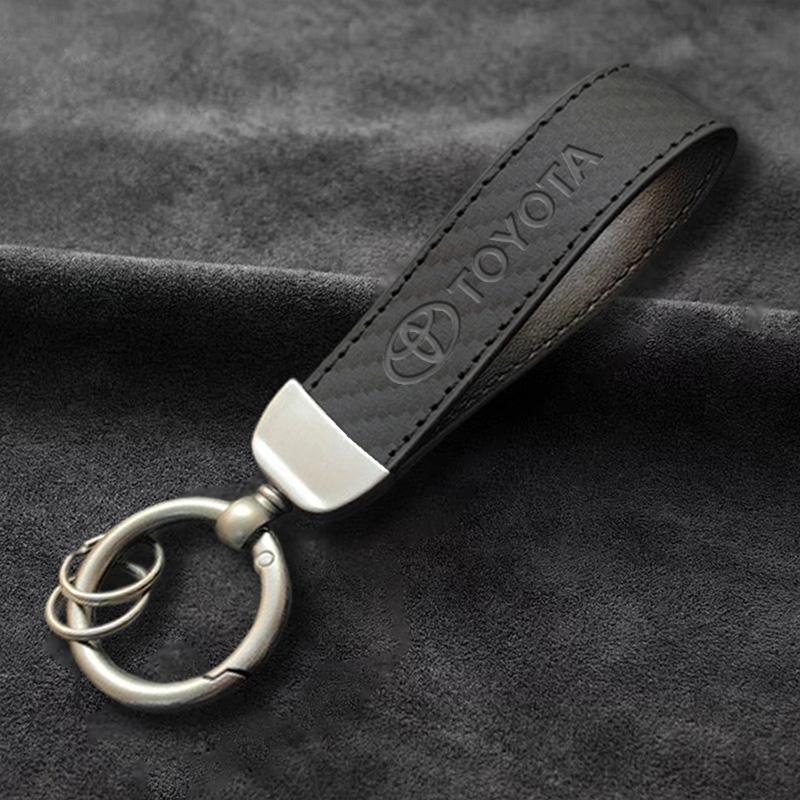 

For Toyota GR 86 Supra Yaris RAV4 Prius Corolla C-HR Camry Auris Camry Fortuner Car Logo Keychain Keyring Pendant Gift Key Chain