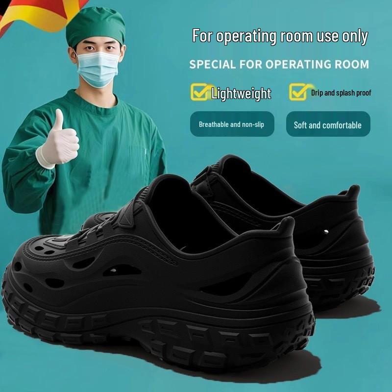 "Men's Non-Slip Summer Beach Sandals: Durable, Thick-Soled Casual Outdoor Footwear"