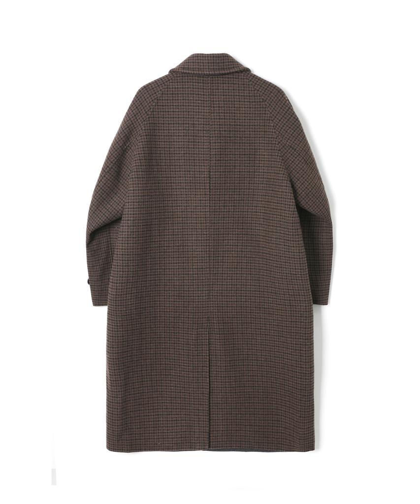 Adhoc Unisex Semi-Over Balmacaan Coat (Dk-Brown) (Hbahc90)