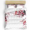 Chinese Style Plum Blossom Magpie Carp Duvet Cover with Pillow Case Custom 3pcs Bedding Set Quilt Cover Double Bed Home Textile