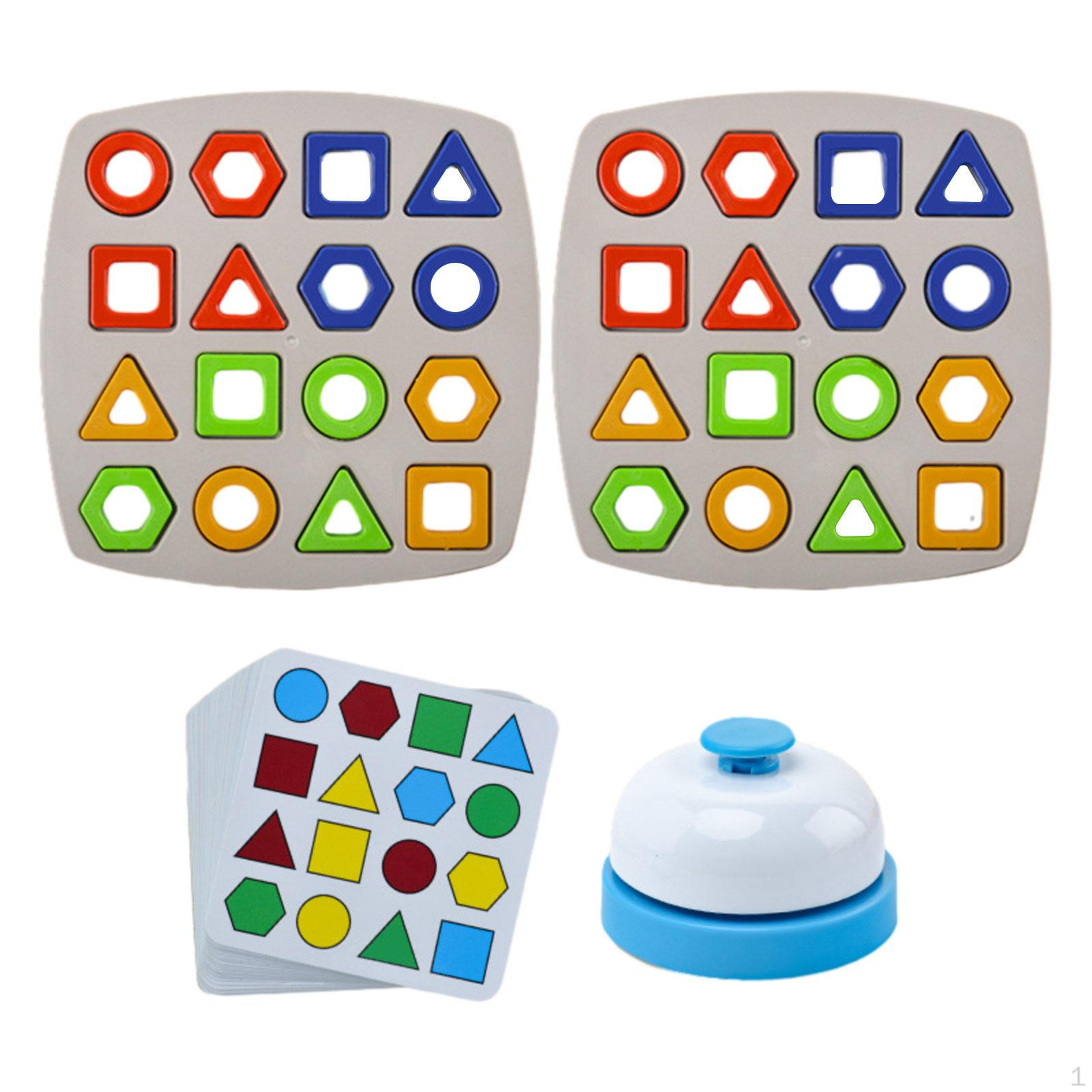 

Geometric Stacker Game Development Toy Learning Activity Early Educational Shape Matching Puzzle for With Bell