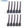 4pin 10cm LED RGB Strip Light Connector Male Female Plug Socket Connecting Cable Wire For 5050 RGB RGBW Led Strip Light