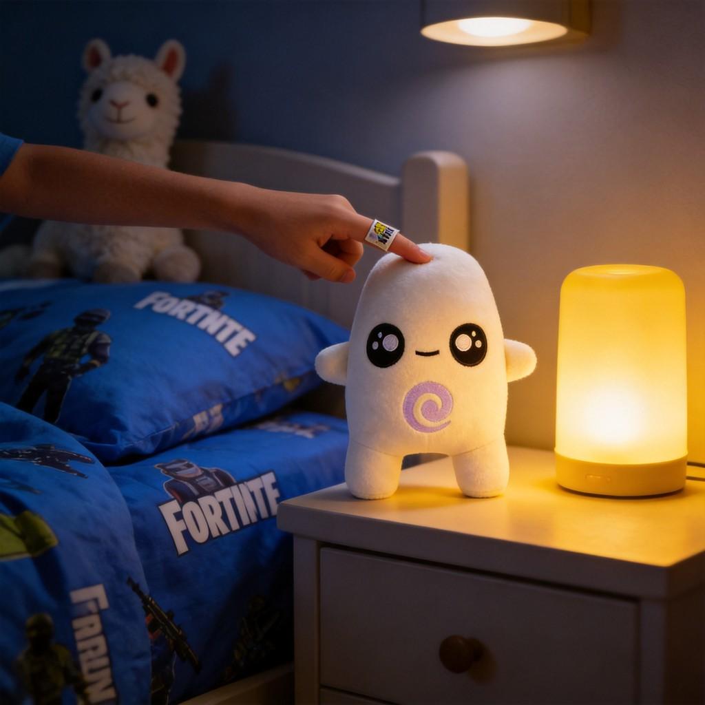Fortnite Water Sprite Plush Toy With Short Pile Fabric For Kids And Collectors