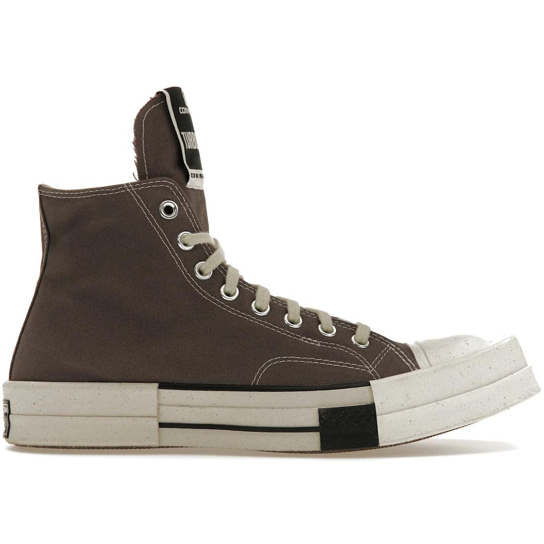 

Кеды Converse TURBODRK Бесшнуровочные Chuck Taylor All Star 70 Hi Rick Owens DRKSHDW Iron(A03938C) 37.5