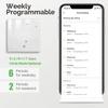 Smart Digital Thermostat Featuring Remote WiFi Control and 7 Day Programmable Schedule for Gas Boilers with Integration