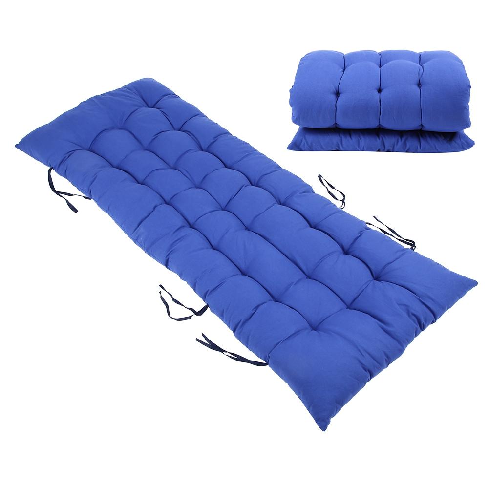 Long Cushion Mat for Recliner Rocking Rattan Chair Folding Garden Lounge Seat Cushion