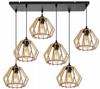 MODERN WOODEN LED CEILING HANGING LAMP