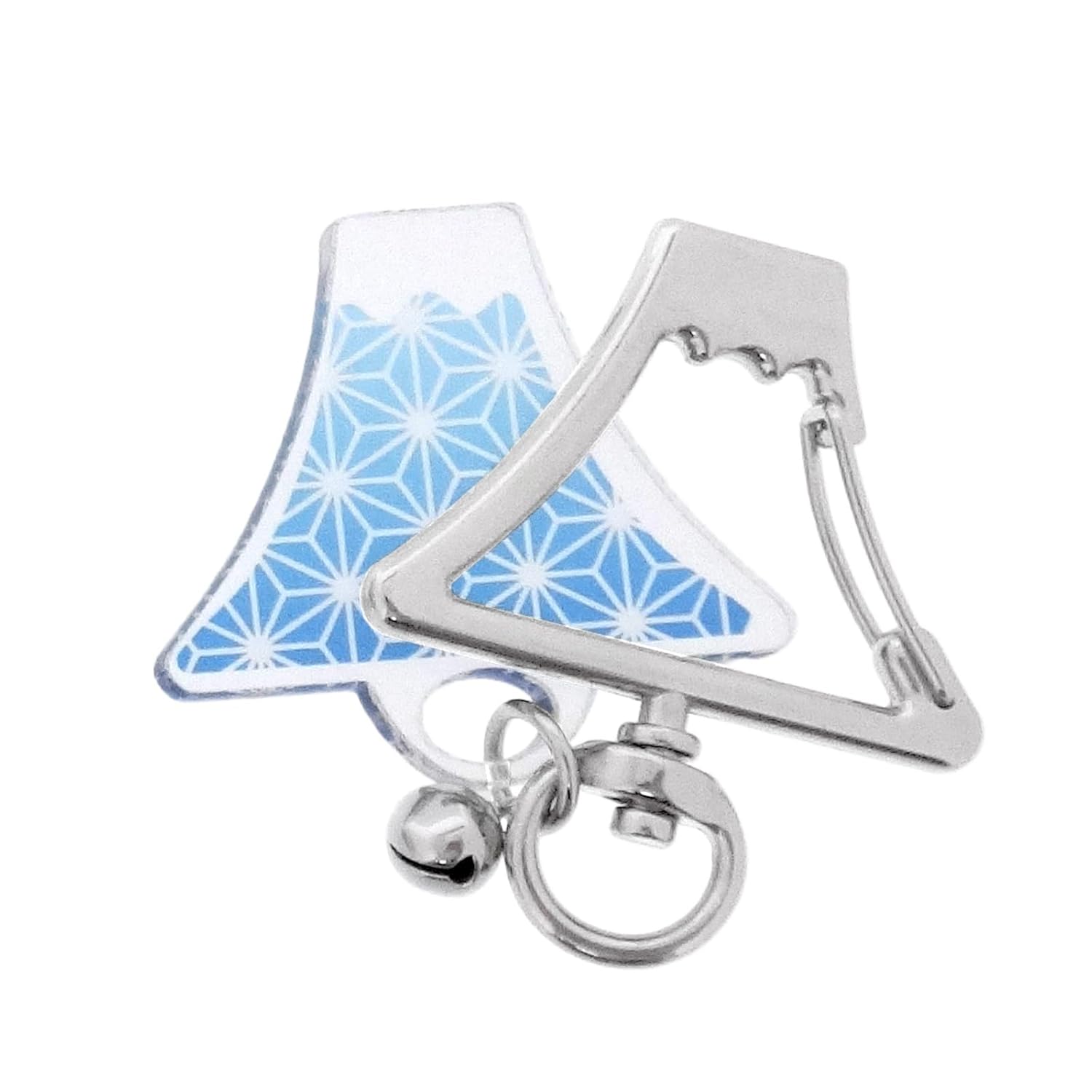 Daiwa Seisakusho Fuji Mountain Key Holder Charm Japanese Souvenir Carabiner Bell Attached Cardboard Included OPP Bag Made Japan