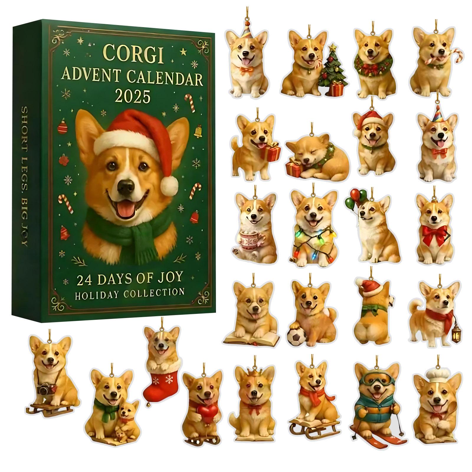 

2D Плоский Акриловый Мистери Бокс 24 шт. Подвеска с Коробкой в Виде Самолета Забавный Рождественский Календарь Обратного Отсчета One Size