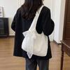 Mit Seidenschal Blumenmuster Spitze Handtasche Leicht Vielseitig Stickerei Spitze Umhängetasche Leinwand Koreanischer Stil Tragetasche