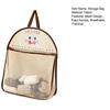 Mesh Storage Bag Large Capacity Wardrobe Organizer Breathable Hanging Storage Net for Underwear Socks Towels Bedroom Dorm Travel