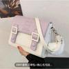 Women's Messenger Bag Summer New Fashion Shoulder Versatile Small Square Bag Small Fresh Solid Color Casual Bag