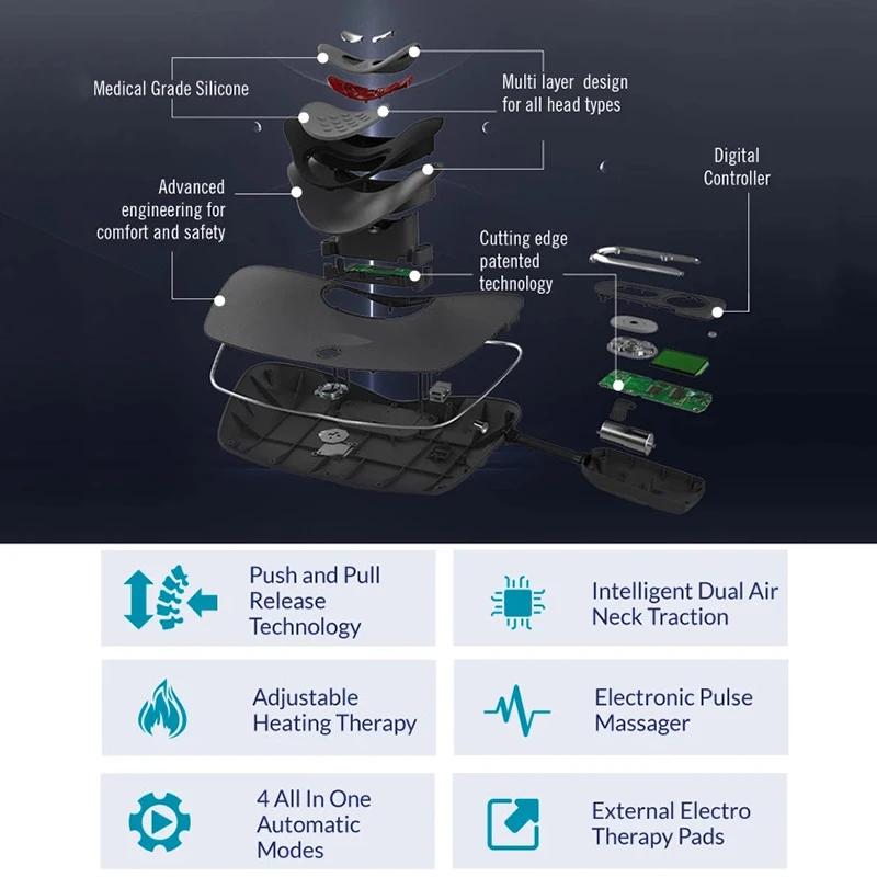 Neck Cervical Traction Device Physiotherapy Equipment Improves Cervical Curvature Relaxes Muscles And Relieves Lieves Neck Pain