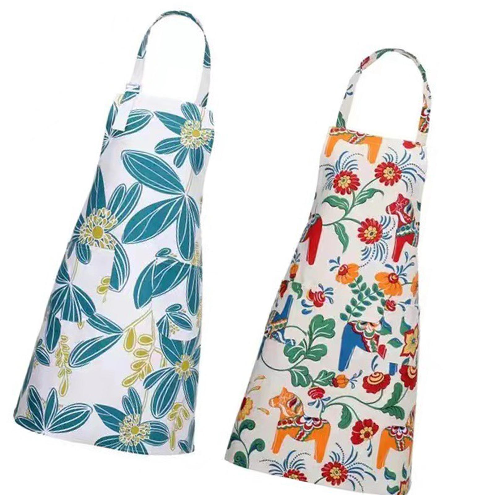 

2 шт. Фартук без рукавов в корейском стиле для готовки, кухни, барбекю, рукоделия, дышащий из хлопка и льна, кухонный фартук, унисекс A