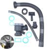 Chiuvetă de Bucătărie cu Două Cuve Scurgător Set Tub de Scurgere Chiuvetă Accesorii Scurgător Bucătărie Scurgător Rezistent la Insecte și Mirosuri Accesoriu Bucătărie