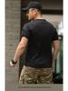 Men's Quick-Dry Tactical Short-Sleeve T-Shirt - Breathable Crew Neck for Outdoor Sports & Fitness
