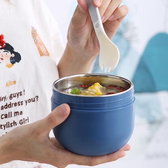 Soup Cup Food Grade Rust-proof Plastic Meal Prep Lunch Container Bowl Soup Box for Home