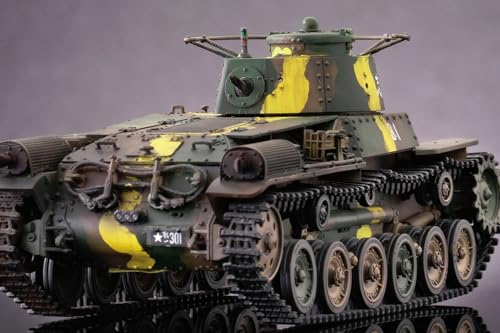 PLATZ/MONO Dragon 1/35 Scale Tanks of the World 7 WWII Type 97 Chi-Ha Early Model Plastic Model Kit MD007 (Tank)
