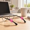 2Pcs Anti-slip Eyeglass Frame Decor Soft Silicone Eyeglass Ear Hooks Glasses Ear Grips  Daily Wear