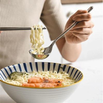 Stainless Steel Ladle Durable Stainless Steel Tablespoon Small Spoon Mirror Reflection Household Kitchen Bar Supplies Creativity