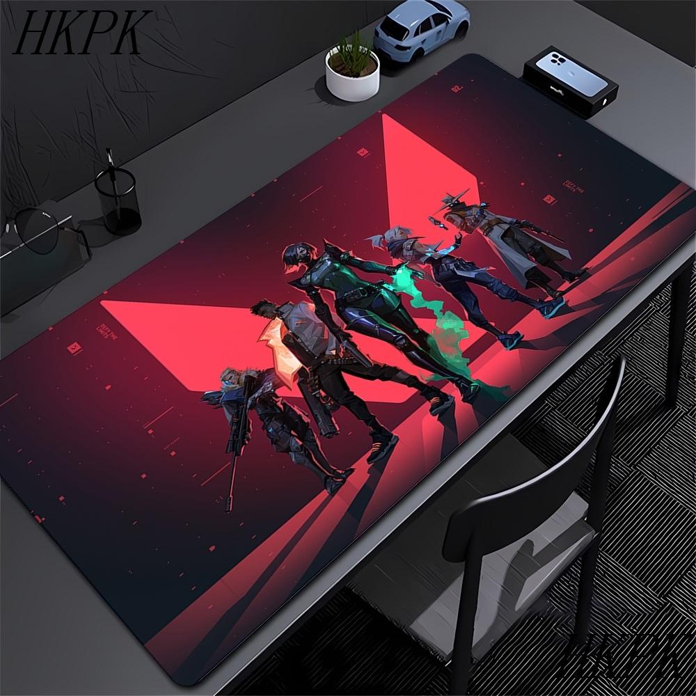 Valorant Muispad Gaming 90x40 Computer HD Custom Nieuwe Muispad Met Vergrendelde Rand Muismat Natuurlijk Rubber Antislip Zacht Tafelmat