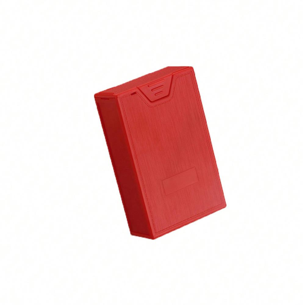 1PC Creative Transparent Thickened Plastic Cigarette Box With Flip Cover Simple And Portable Men's Cigarette Box