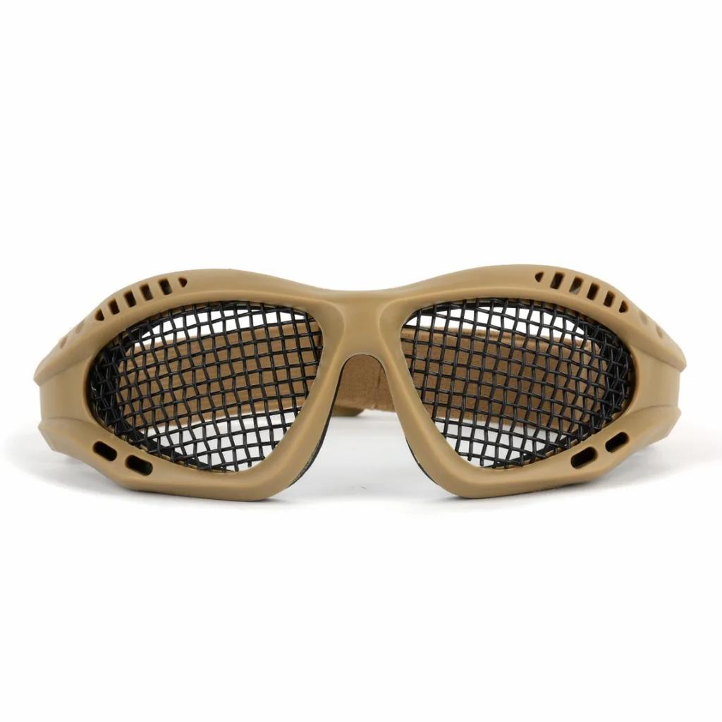 High Quality Hunting Tactical Paintball Goggles Eyewear Steel Wire Mesh Airsoft Net Glasses Shock Resistance Eye Game Protector