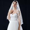 Exquisite White Lace Veil Lovely Wedding Veil Bridal Photography Lace Veil Enhancing Bridal Charm
