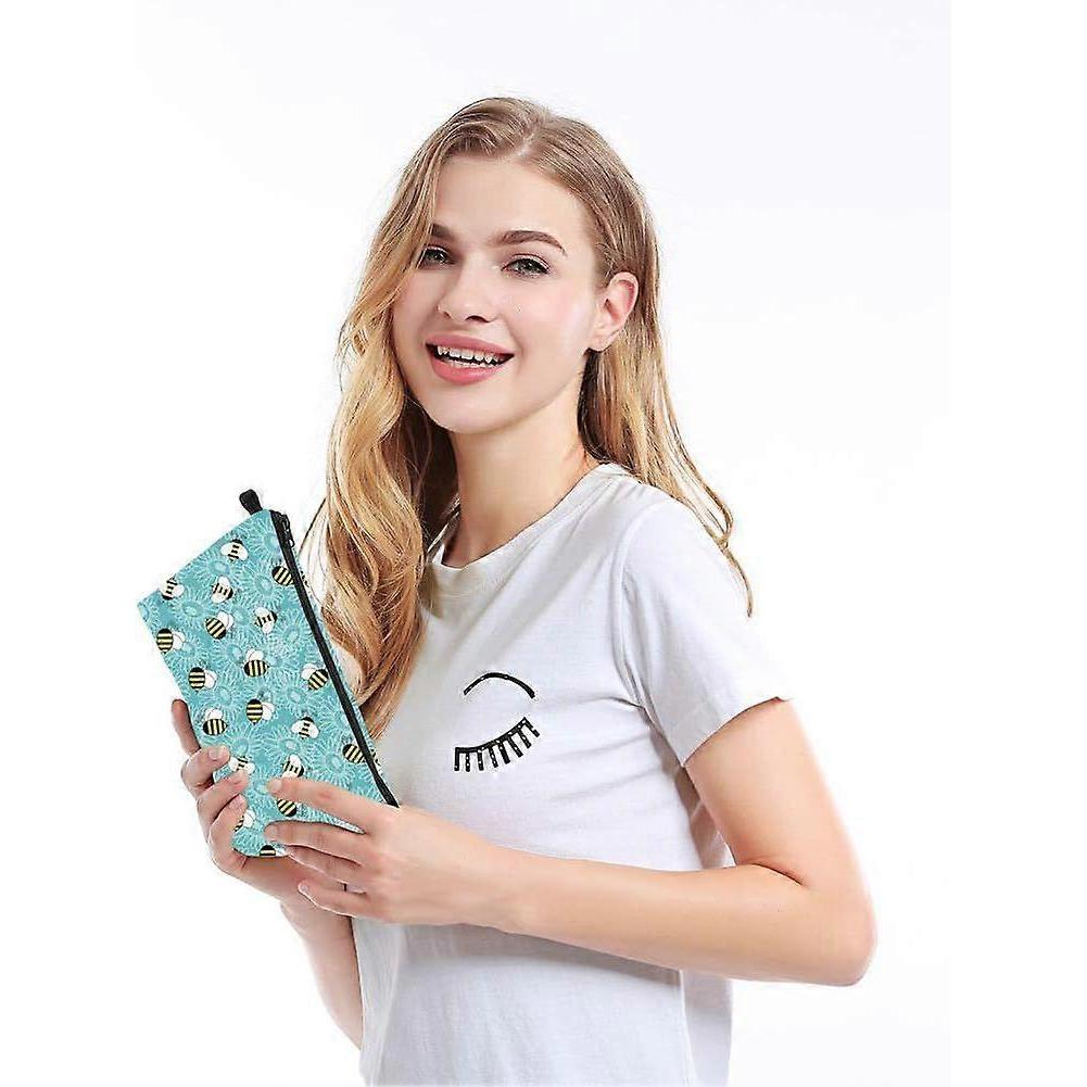 Allover print Makeup Bag Cosmetic Bag Organizer Makeup Pouch Toiletry Pouch