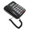 Corded Phone Caller ID Adjustable Ringtone Shortcuts Memory Wired Landline with Indicator for Home Office