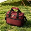 Insulated Lunch Bag with Adjustable Strap Large Capacity Cooler Tote Water-Resistant Bento Lunch Bag for Outdoor Camping Picnic Travel