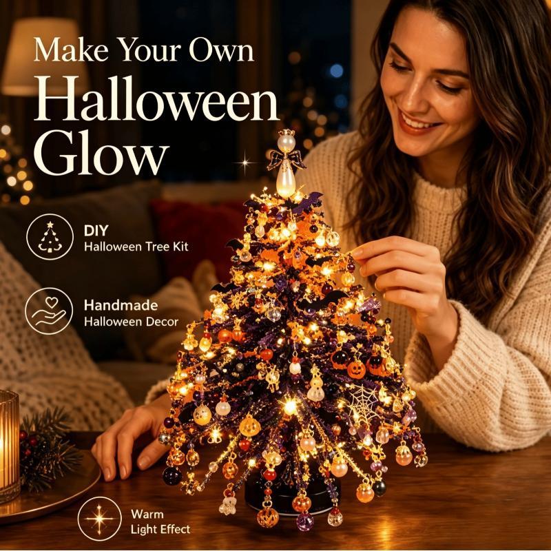 Divertente Kit Albero di Natale con Perline Fai da Te Set Artigianale Festivo con Perline e Ornamenti Decorazioni Natalizie Fatte a Mano con Perline