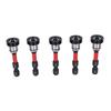5Pcs Magnet Drywall Screw Setter Bits Adjustable Depth PH2 Position Bit with Removable Aluminum Collar S2 Steel Hex